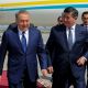 Фото аппарата правительства КР. Последним и с опозданием прилетел президент Казахстана Нурсултан Назарбаев