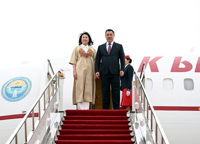 President Of Kyrgyzstan Sadyr Japarov Arrives In China 24 KG