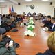 Фото пресс-службы мэрии Бишкека. Встреча в акимиате