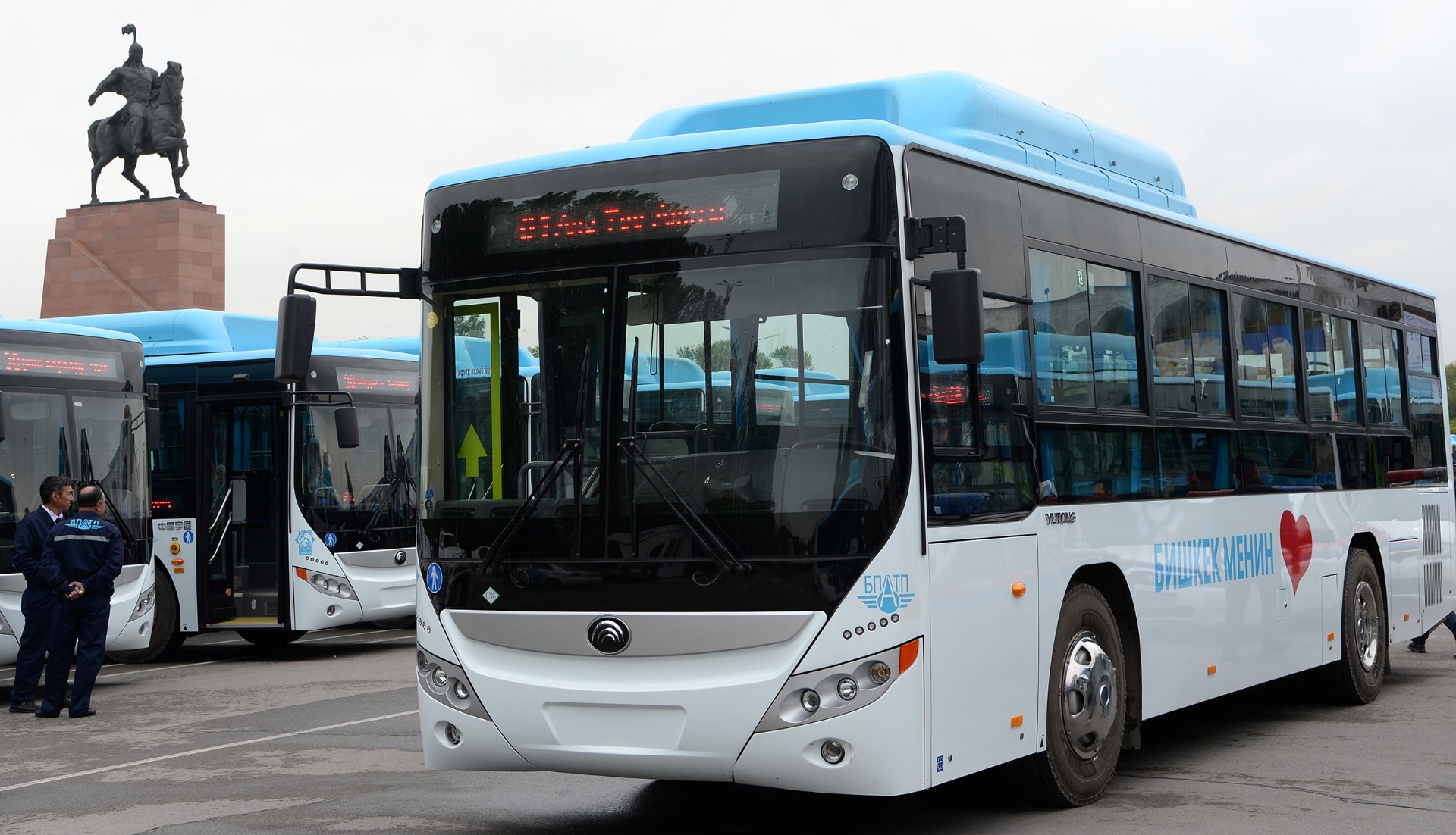 В Бишкеке запустили новый автобусный маршрут № 17