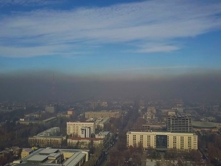 Загрязнение воздуха в Бишкеке. Столица лидирует в мировом рейтинге