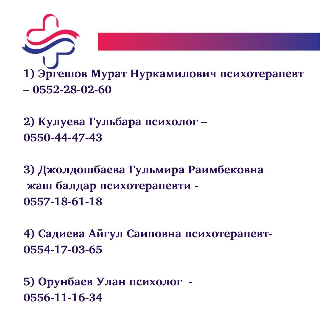 Помощь Баткену. Психологические консультации можно получить онлайн  (контакты) - | 24.KG