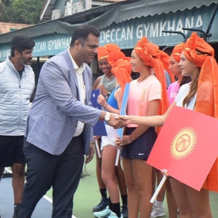 Теннисистка из Кыргызстана выступила на международном турнире в Индии