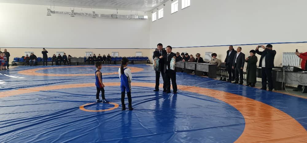 Sports complex built in Manas district for 38 million soms 24.KG