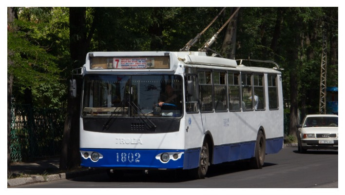 В Бишкеке временно изменили маршрут троллейбуса № 7