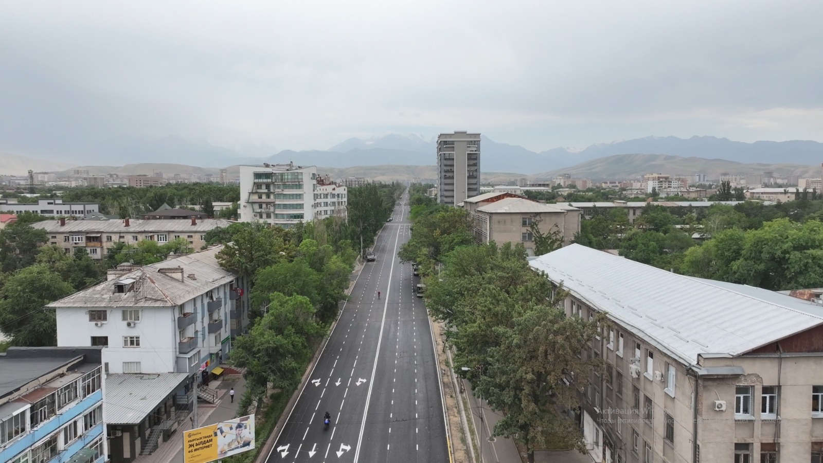 Завершен капитальный ремонт улицы Байтика Баатыра/Абдрахманова в Бишкеке