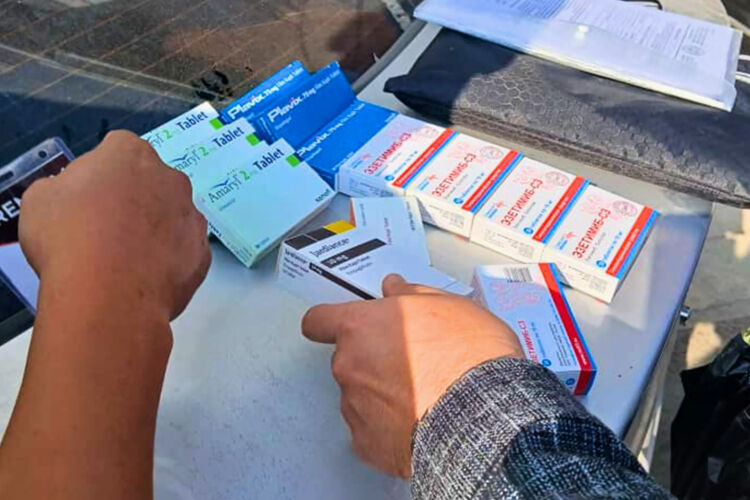 Illegal medicines seized in Osh during Tax Service raid