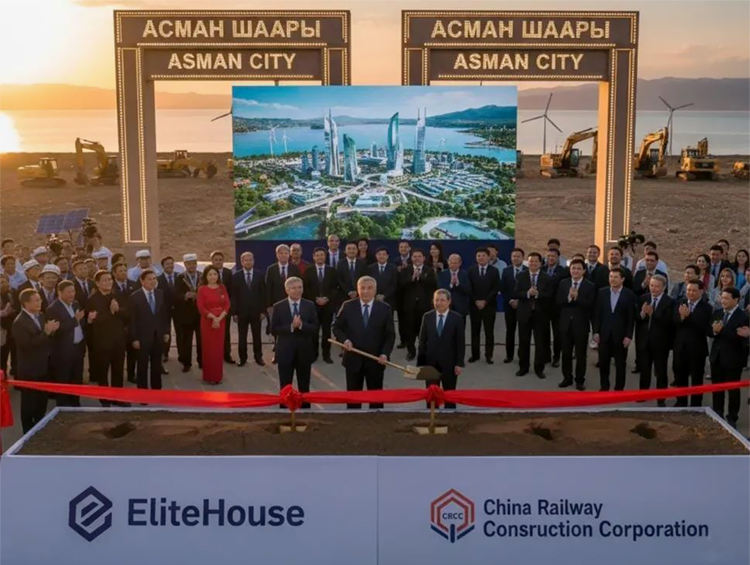 Construction of Asman city begins in Kyrgyzstan