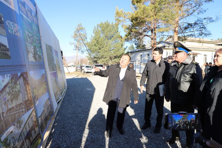 Capsule laid at construction site of maternity hospital in Kemin district