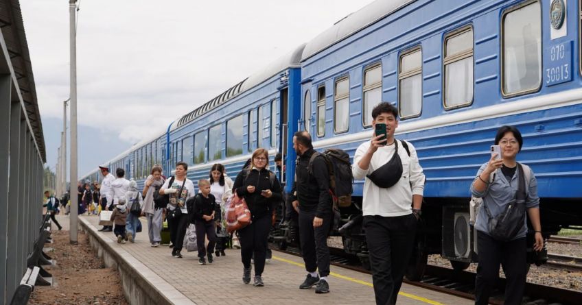 Train to Issyk-Kul Lake launched for entire summer season with new upgrades