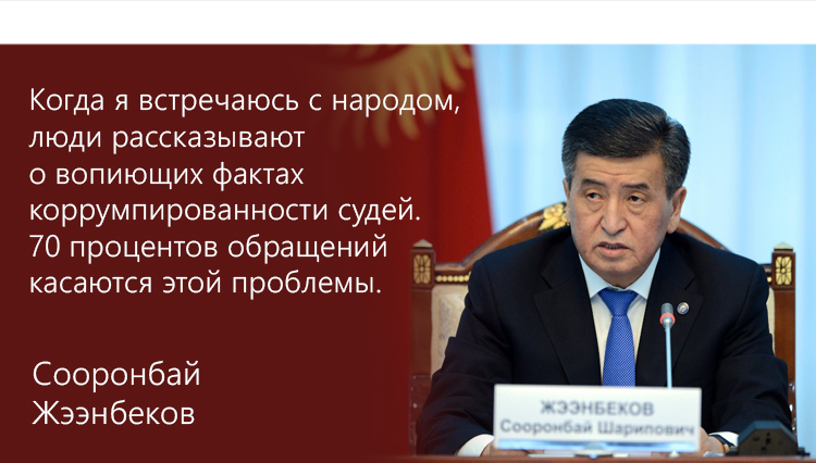 Дословно. Президент Кыргызстана Сооронбай Жээнбеков
