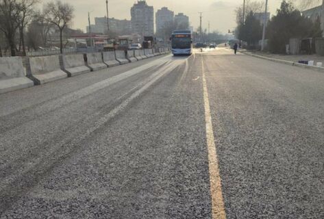 В&nbsp;Бишкеке на&nbsp;проспекте Жибек Жолу после реконструкции открыли мост 