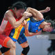 Фото gettyimages.com. Айсулуу Тыныбекова (справа) на Азиатских играх – 2018