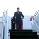 Фото пресс-службы президента. Президент Сооронбай Жээнбеков прилетел в Ташкент