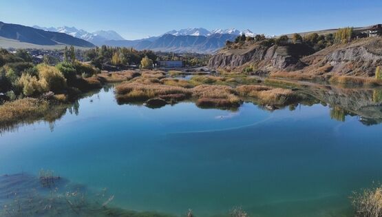 Ала-Арчинское водохранилище и&nbsp;Иссык-Куль. Фото читателей 24.kg
