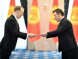 President of Kyrgyzstan receives credentials from Ambassadors of 11 states