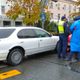 Фото читателя 24.kg. В центре Бишкека столкнулись три автомобиля
