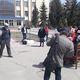 Фото УВД Нарынской области. Митинг против повышения тарифов на электроэнергию