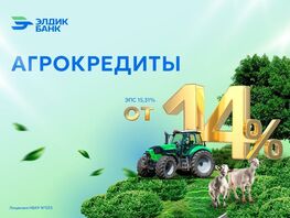 Агрокредиты от&nbsp;14&nbsp;процентов от&nbsp;&laquo;Элдик Банка&raquo;
