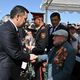 Фото Султана Досалиева. Президент поздоровался с ветеранами и тружениками тыла