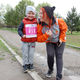 Фото ИА «24.kg». Участники забега, в том числе и дети, Бишкек, 2018 год