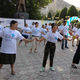 Фото ИА «24.kg». Танцевальный флешмоб информационной кампании «Вместе против торговли людьми»