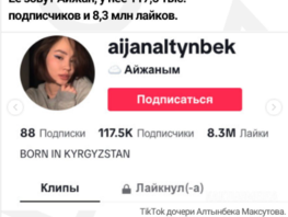 Блокировка TikTok в&nbsp;Кыргызстане. Дочь министра культуры&nbsp;&mdash; популярный блогер 
