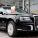 Фото Султана Досалиева. Владимир Путин привез в Бишкек свой персональный автомобиль «Аурус»