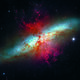 Фото zen.yandex.ru. Галактика М82