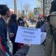 Фото Kloop. Митинг возле здания УВД Оша