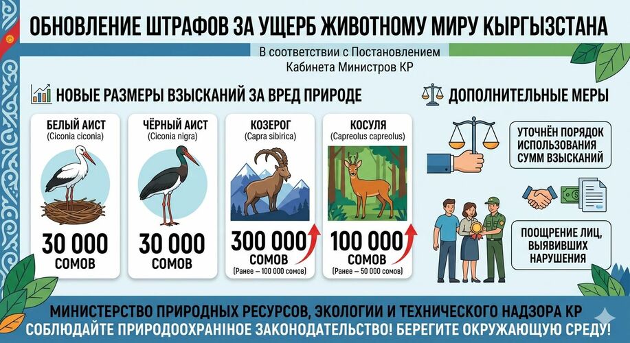 Министерства природных ресурсов, экологии и технического надзора КР