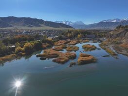 Ала-Арчинское водохранилище и&nbsp;Иссык-Куль. Фото читателей 24.kg
