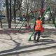 Фото читателя 24.kg. В Бишкеке огородили детские и воркаут-площадки