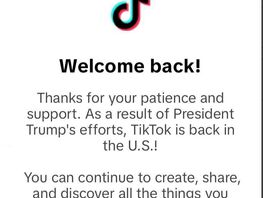 Дональд Трамп: Мне нравится эта соцсеть. TikTok вернулся в&nbsp;США
