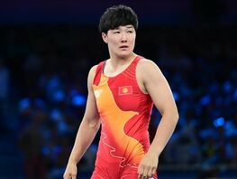 Турнир по&nbsp;борьбе в&nbsp;Албании. Кыргызстанка Айпери Медет кызы выиграла золото
