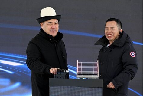 Кыргызстандагы алгачкы күн электр станциясы ишке киргизилди
