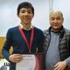 Фото Федерации шахмат Кыргызстана. Руслан Съездбеков (слева) — чемпион КР по шахматам