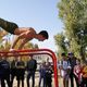 Фото ИА «24.kg». Показательные выступления атлетов, Бишкек, 2017 год
