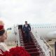 Фото кабмина. Премьер Республики Казахстан Олжас Бектенов прибыл в Кыргызстан для участия в заседании ЕМПС