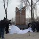Фото ИА «24.kg». Открытие памятника на месте авиакатастрофы в Кыргызстане в 2017 году