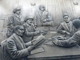 В&nbsp;&laquo;Олд Бишкек&raquo; состоялось торжественное открытие монументального панно
