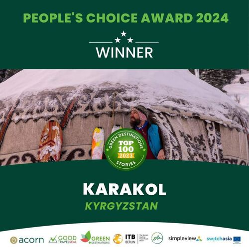 Каракол победил на конкурсе Top 100 Stories, Green Destinations