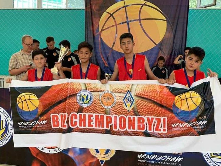 Кыргызстанцы стали чемпионами Казахстана по баскетболу