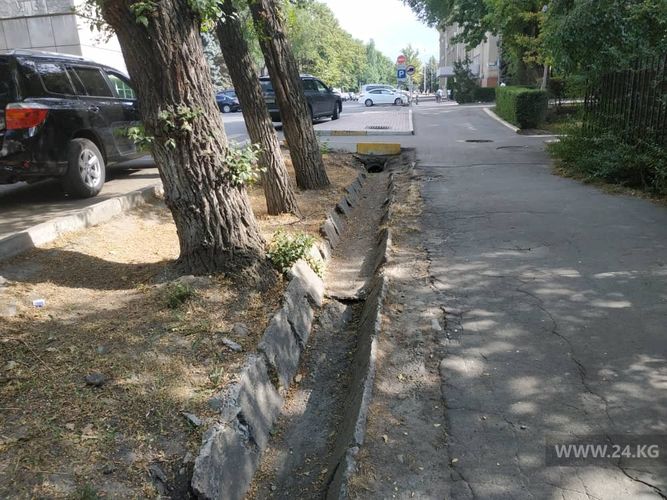 Фото 24.kg. Арык в районе кабмина