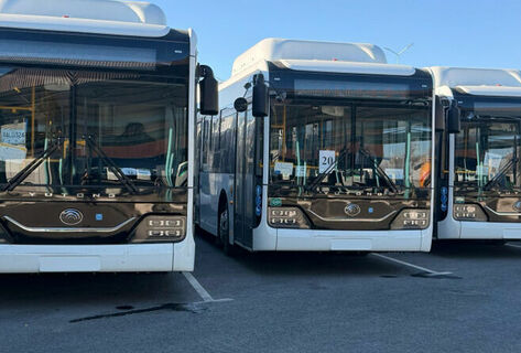 95 new buses delivered to Bishkek from China