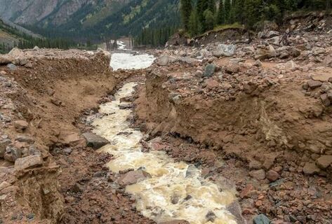 Mudflows and rising water levels in rivers forecast in Kyrgyzstan