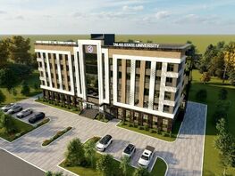  New university building under construction in Talas