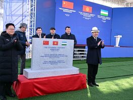 President launches China-Kyrgyzstan-Uzbekistan railway project