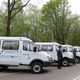 Фото МВД. Программный офис ОБСЕ в Бишкеке передал МВД шесть микроавтобусов