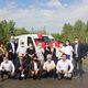 Фото Нуржамал Ганыевой. Жители Кызыл-Кии подарили городу новый автомобиль скорой помощи